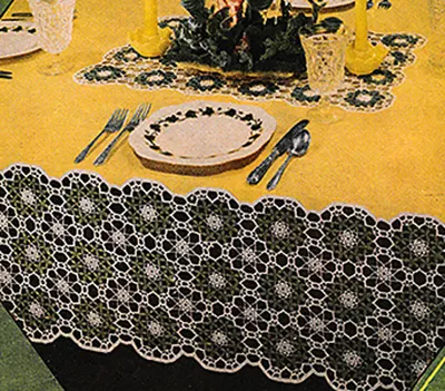 Spring Leaves Tablecloth #1
