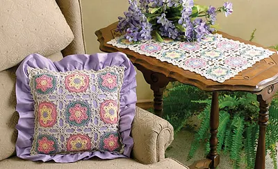 Starflowers Runner & Pillow Topper