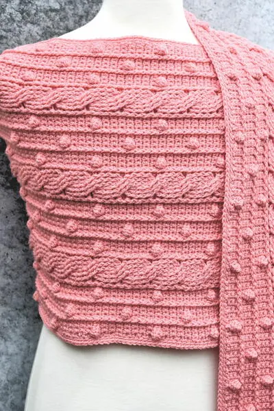 Starlight Cable Shawl photo 3
