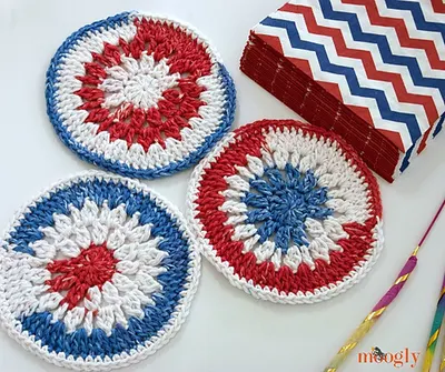 Stars & Stripes & Clusters Mini Mandala