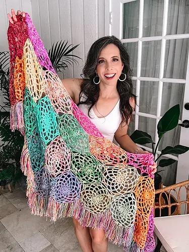 Stash Buster Motif Shawl
