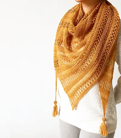 Stormy Sky Shawl