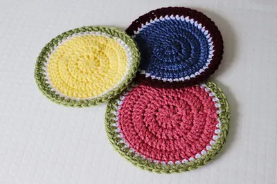 Summery Crochet Hot Pads