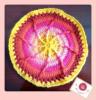 Sun wheel mandala