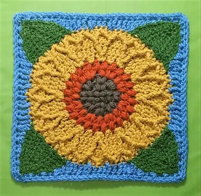 Sunflower Harvest Square