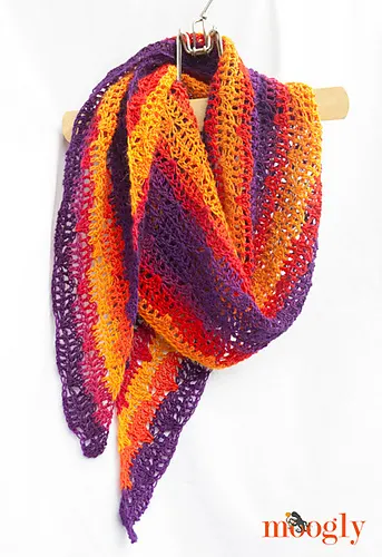 Sunset Shawlette