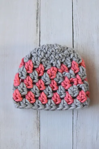 Super Chunky Granny Stitch Hat