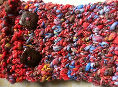 Super Quick Bulky Handspun Cowl/Scarf
