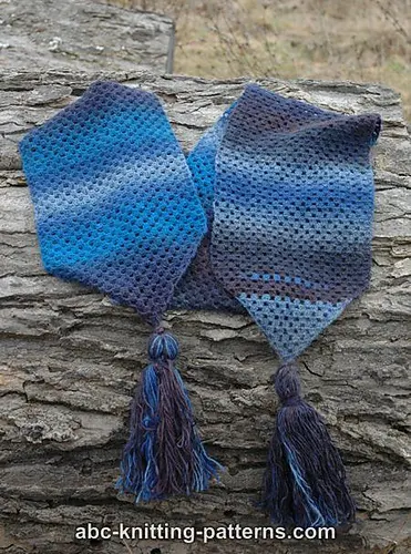 Tassels and Stripes Scarf