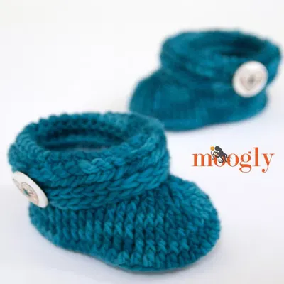 Teal Appeal Toddler Booties