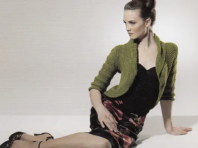 Textured Circle Shrug