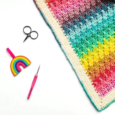 The Little Larksfoot Rainbow Blanket