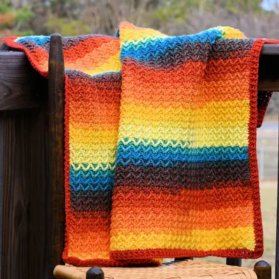 Thunderbird Mandala Blanket Free Crochet Pattern