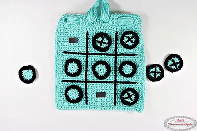 Tic Tac Toe Game Travel Bag