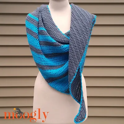 Tidal Wave Shawl