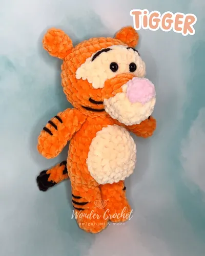 Tigger Free Crochet Pattern - Easy Amigurumi