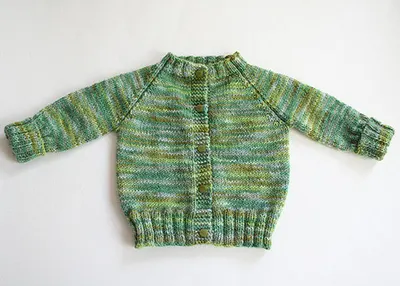 Top Down Raglan Childs Sweater