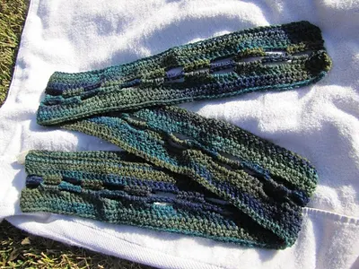 Triple Slit Scarf