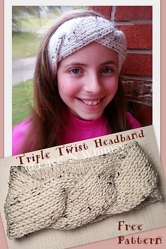 Triple Twist Headband