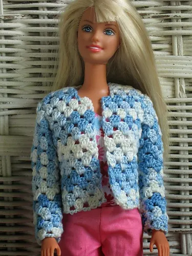V-Stitch Cardigan  for Barbie