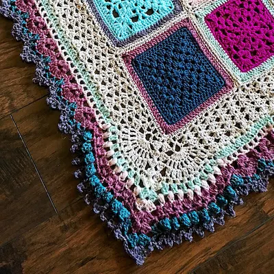 Vibrant Vintage Blanket Border
