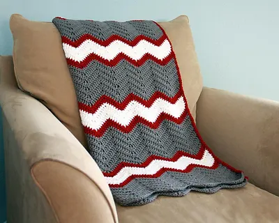 Vintage Chevron blanket