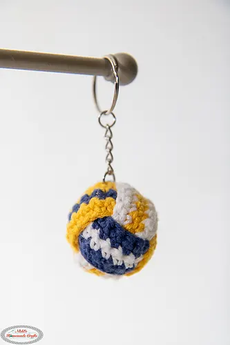 Volleyball Keychain