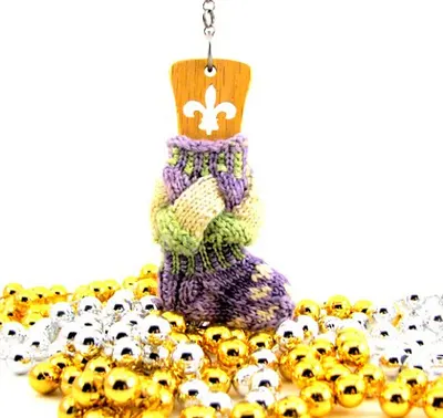 Wee Tiny Mardi Gras Sock