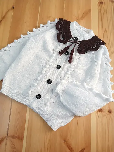 White cloud cardigan