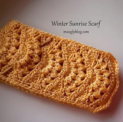 Winter Sunrise Scarf
