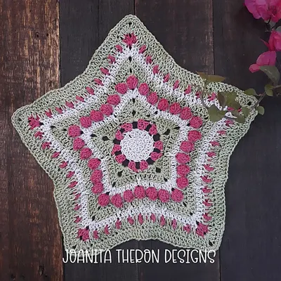 Wish Star Doily