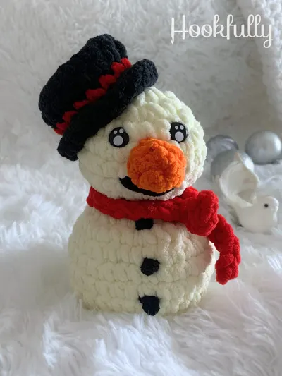Wobbly Snowman Amigurumi