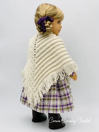 Woodland Shawl for 18" Dolls