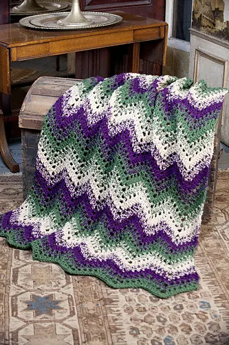 Woodland Waves Afghan