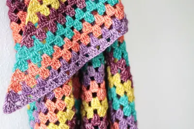 XL Granny Winter Shawl