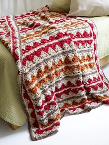 Zig Zag Afghan #80208AD