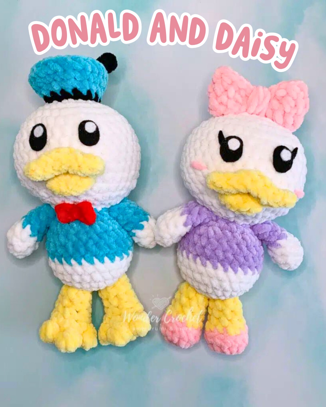 Donald Duck and Daisy Duck Free Crochet Patterns - Easy Amigurumi photo 2