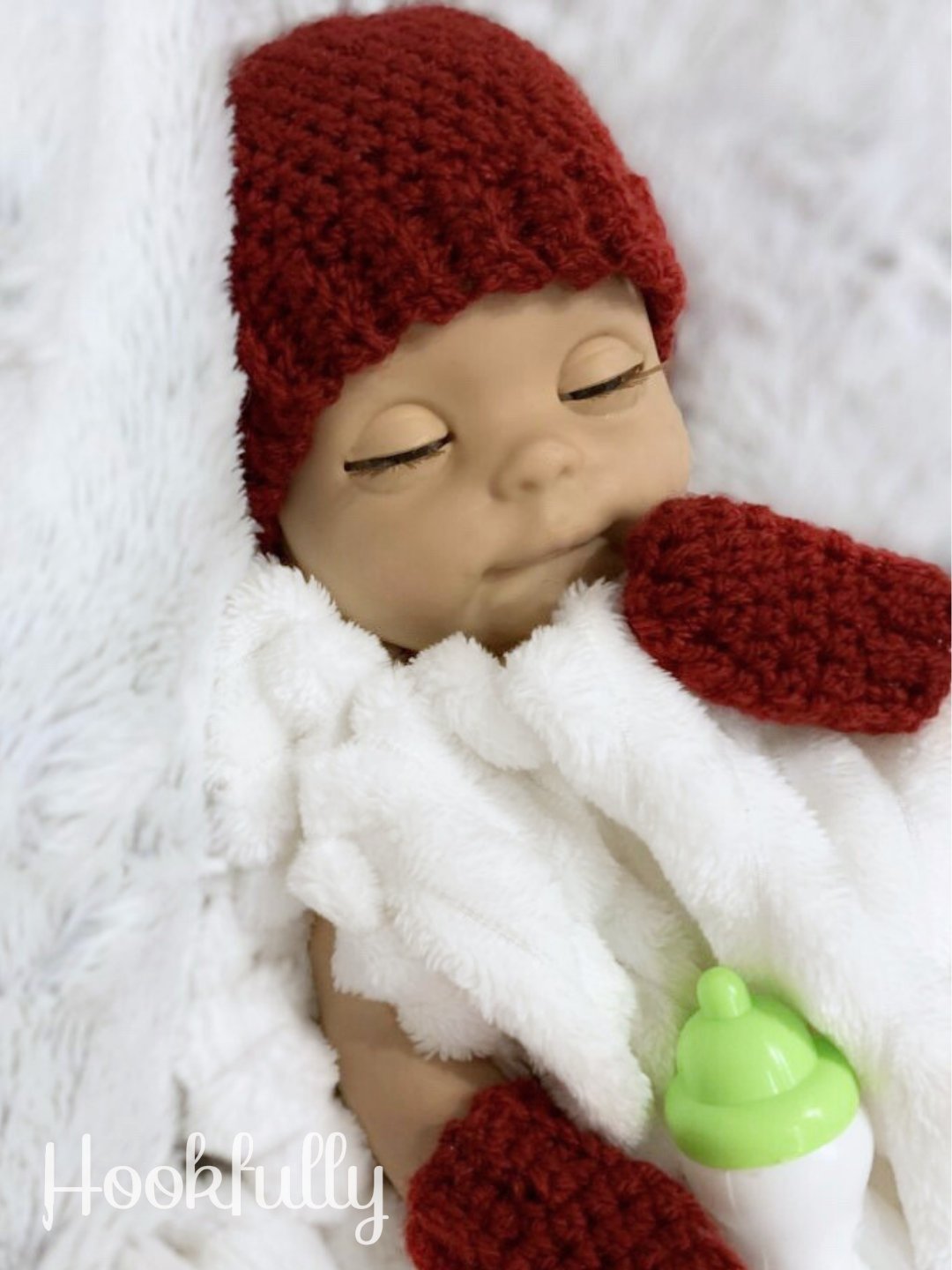 Baby Doll Hat And Mittens photo 2