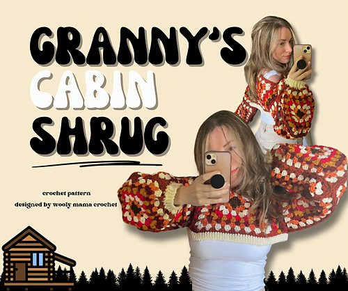 Granny's Cabin Shrug photo 5