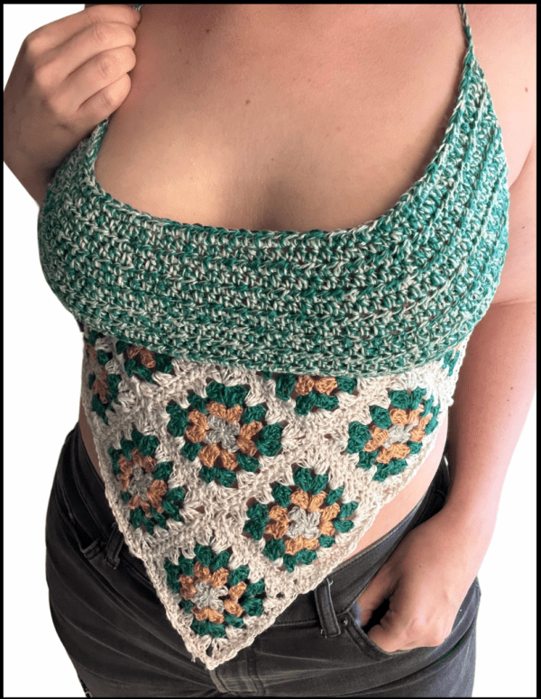 Granny's Bandana Top: Get the Free Crochet Pattern Here photo 4