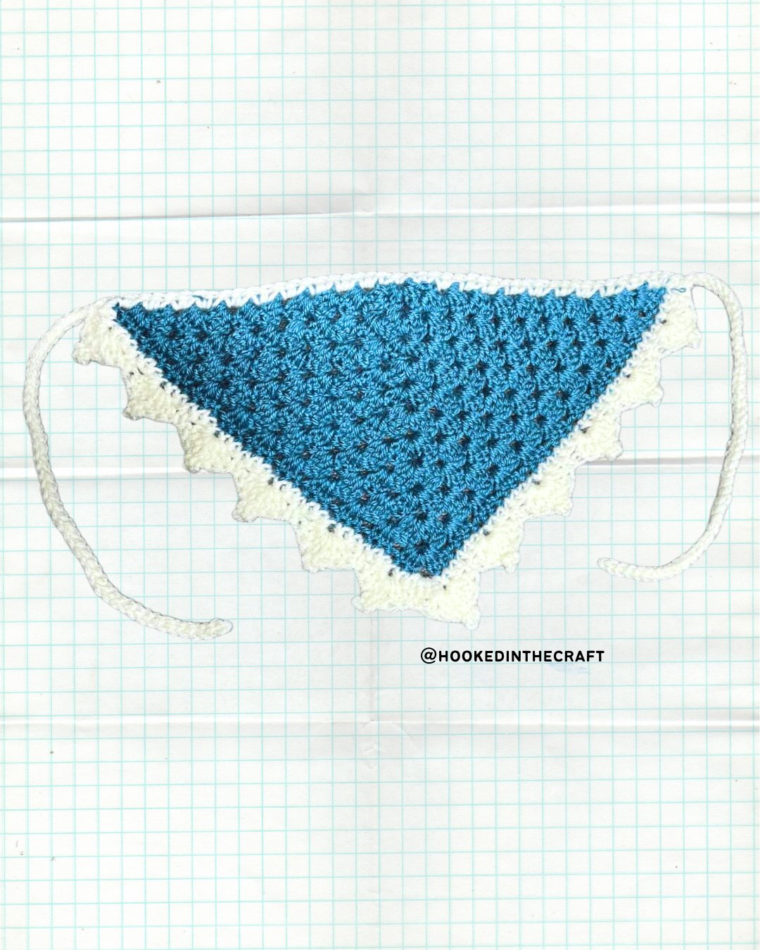 Crochet Lacy Bandana Pattern photo 4