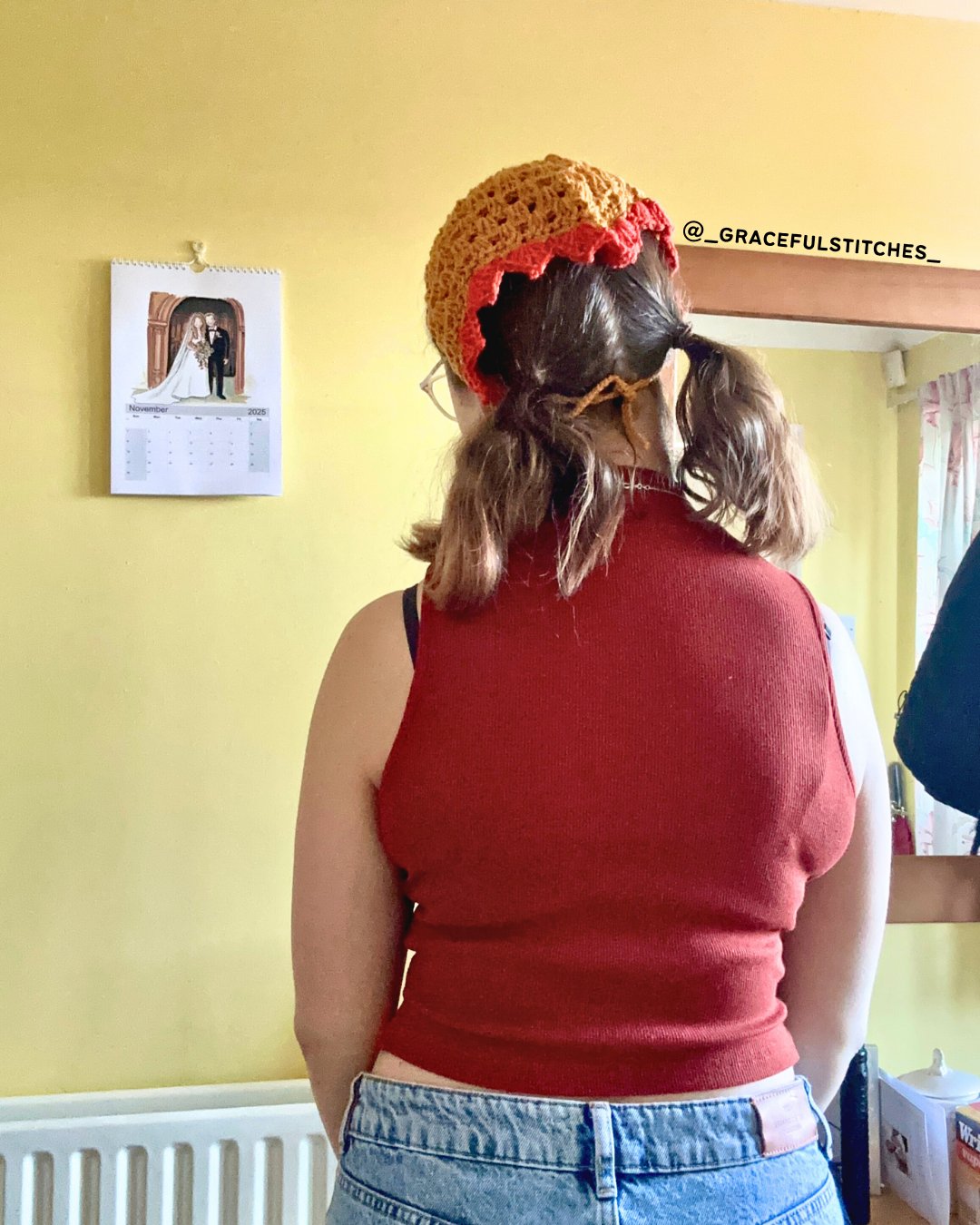 Crochet Lacy Bandana Pattern photo 2