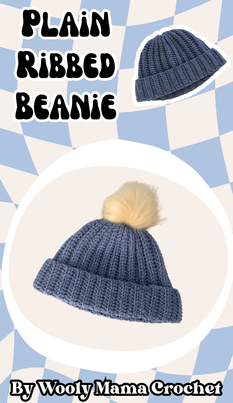 Plain Ribbed Beanie and Seamless! A Free Crochet Pattern photo 1