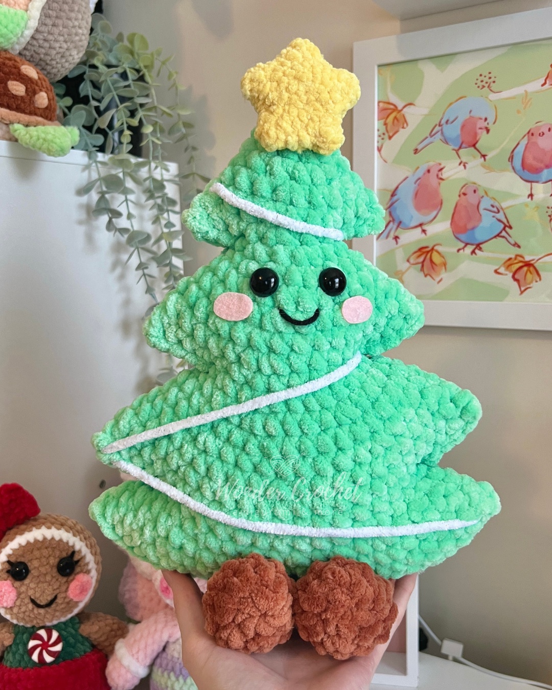 Christmas Tree Pillow Free Crochet Pattern photo 2