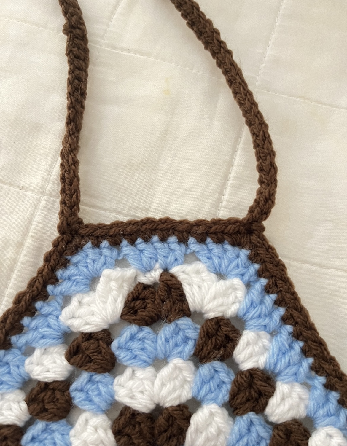 High Neck Granny Halter Top | Free Crochet Pattern photo 12