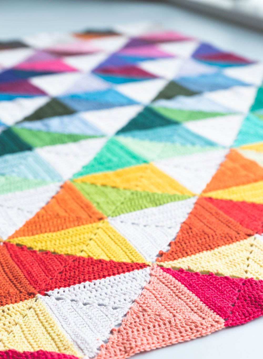 Rainbow Origami Blanket photo 4