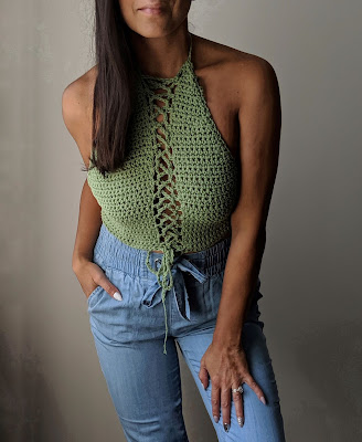 Hello Summer Halter Top photo 2