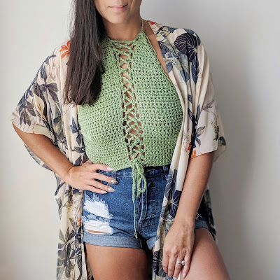 Hello Summer Halter Top photo 4