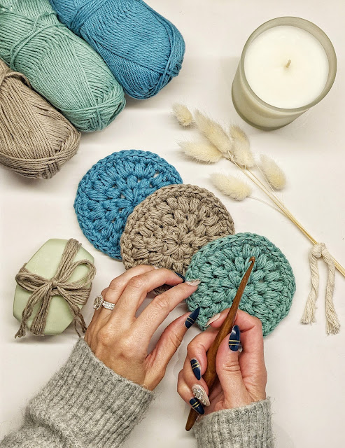 Crochet Face Scrubbies photo 2