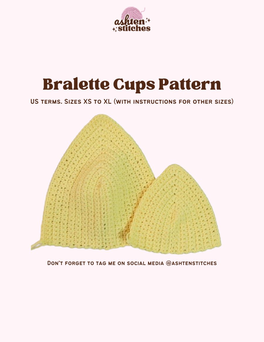 Bralette Cups Pattern